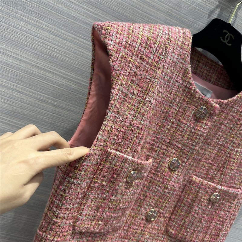 Ch**el woven tweed dress replica d&g clothing