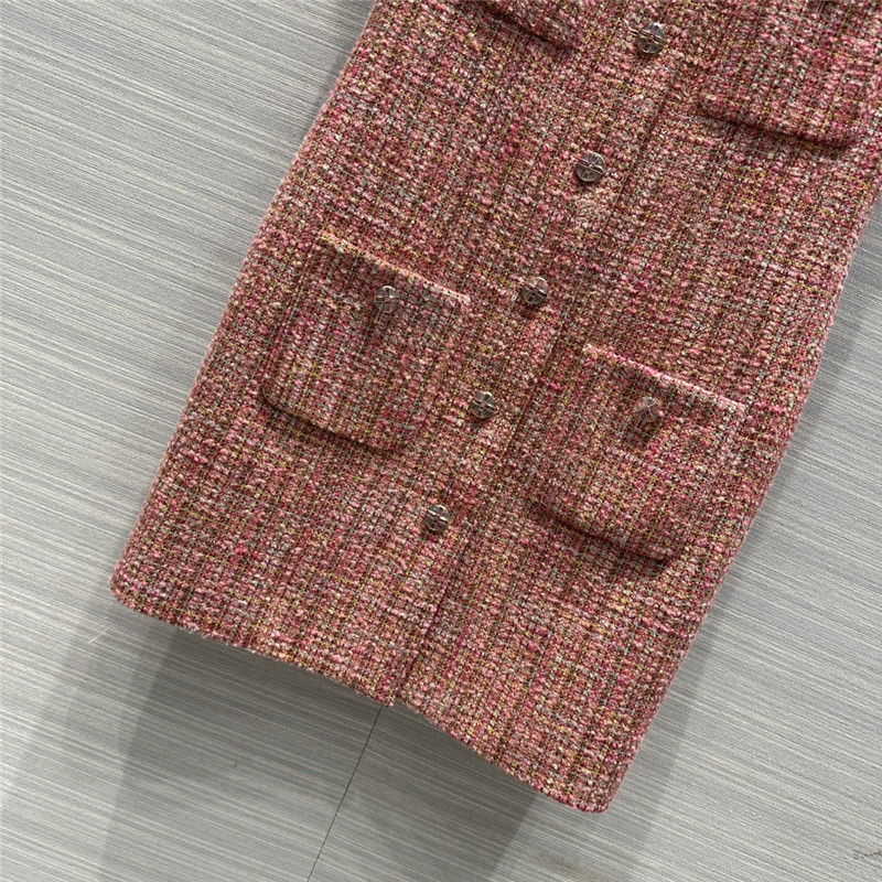 Ch**el woven tweed dress replica d&g clothing