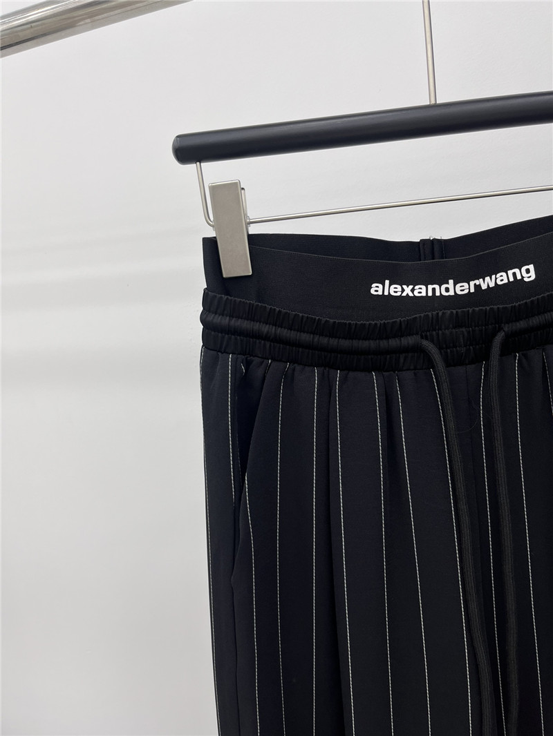 A1exa*der wang elastic double waist casual pants replica clothing