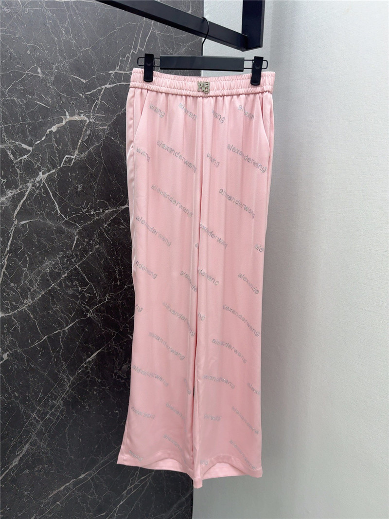 a1exa*der wang D1am0nd-embellished straight-leg pants