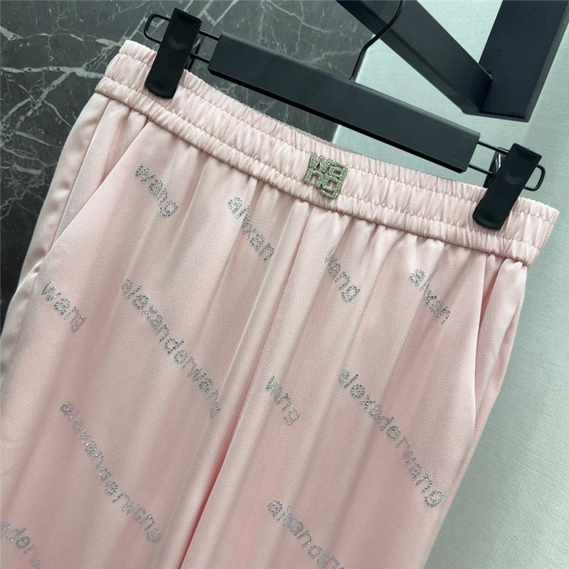 a1exa*der wang D1am0nd-embellished straight-leg pants