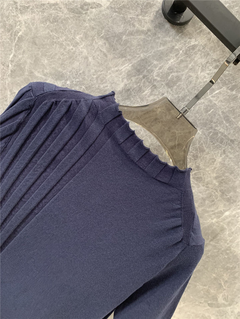 F**di irregular knitted short-sleeved top replica clothes