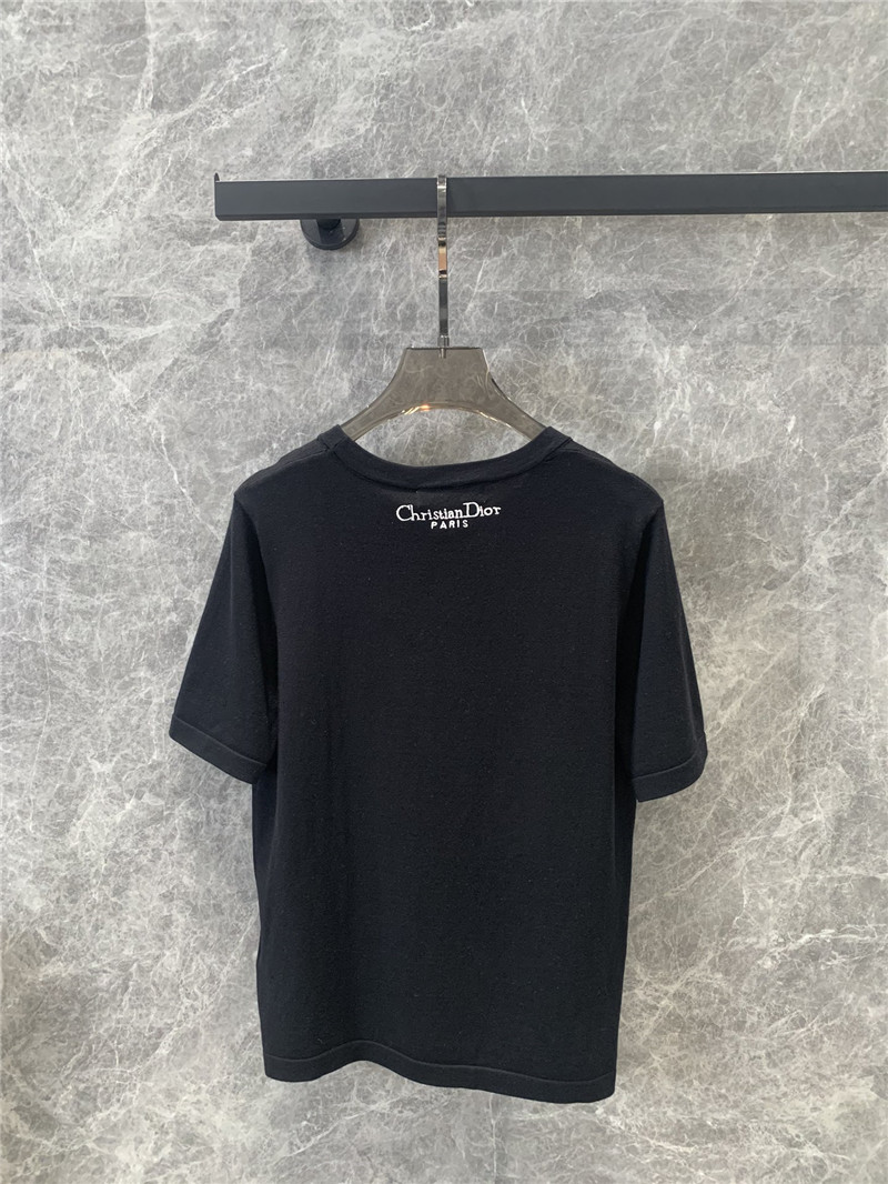 D10r knitted short sleeve top replica designer clothes
