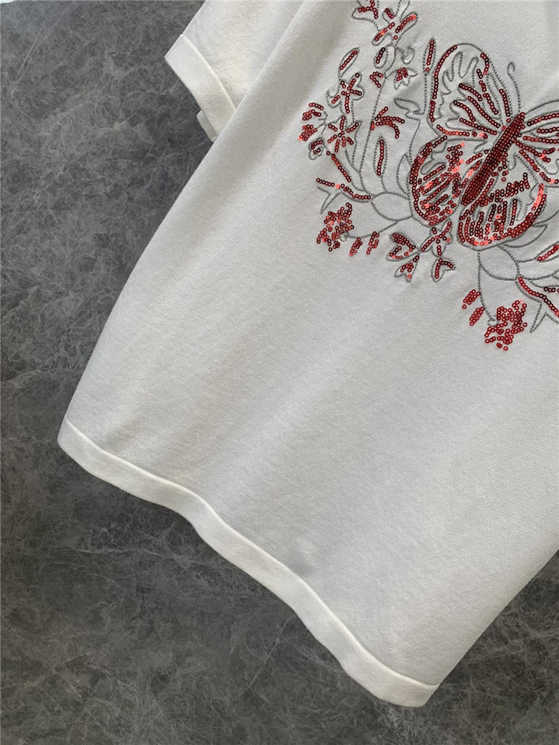 D10r knitted short sleeve top replica designer clothes