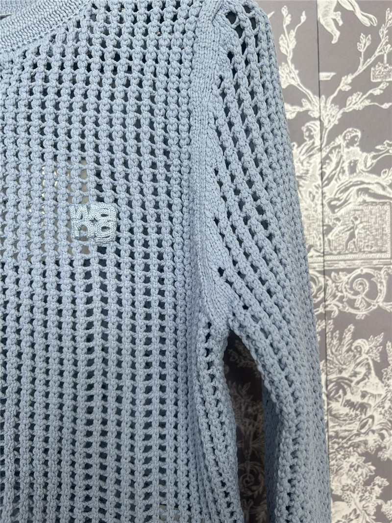 A1exa*der wang hollow knitted cardigan
