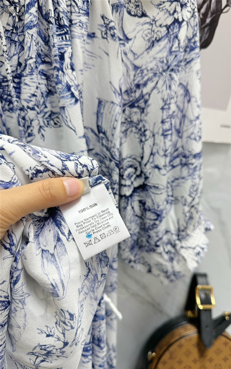 D10r elastic neck silk top replica d&g clothing