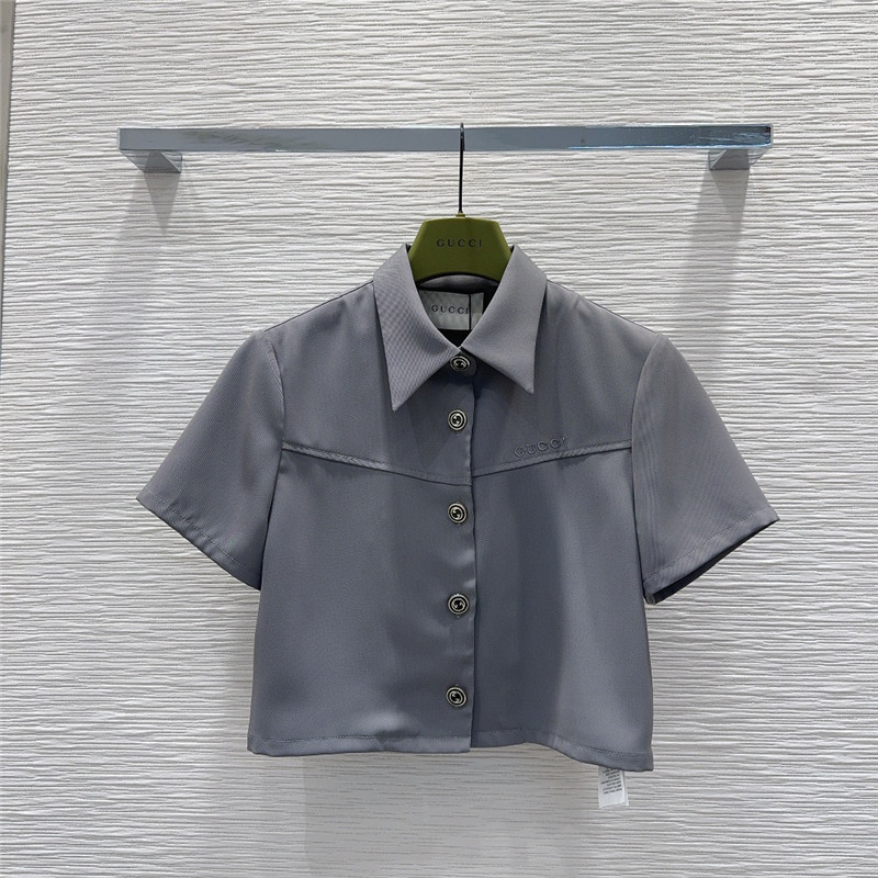 Gvc*1 lapel top + shorts set replica clothes