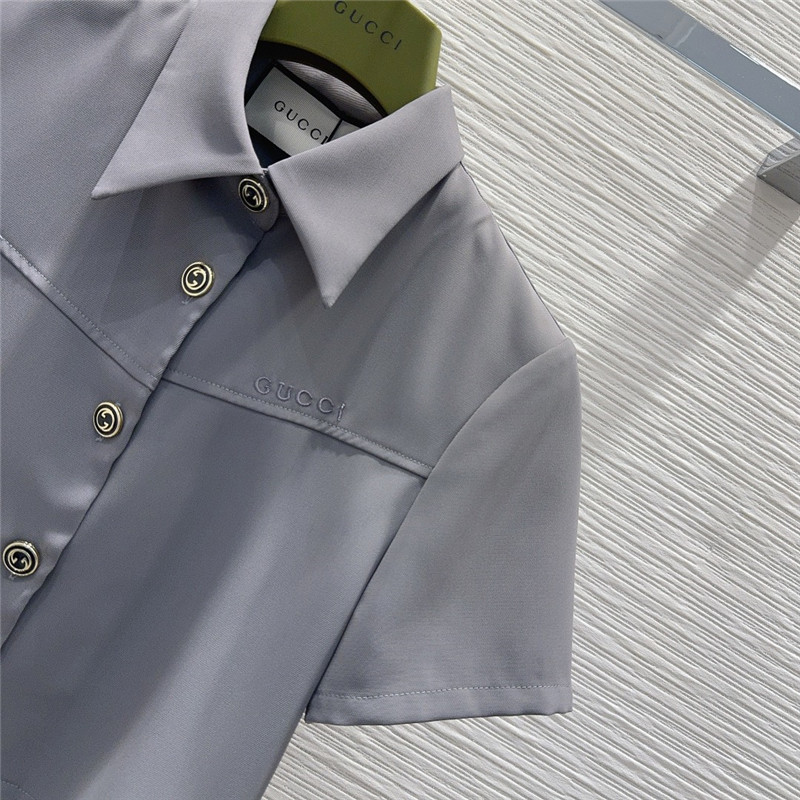 Gvc*1 lapel top + shorts set replica clothes