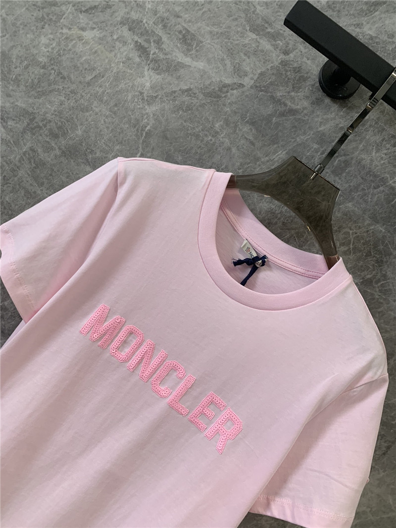 Moncler round neck short sleeve T-shirt replica designer clothes