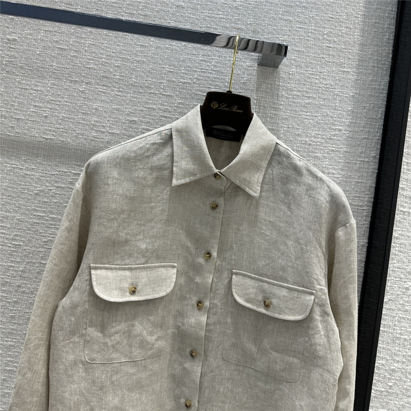 L0r0 P1ana linen shirt replica designer clothing websites