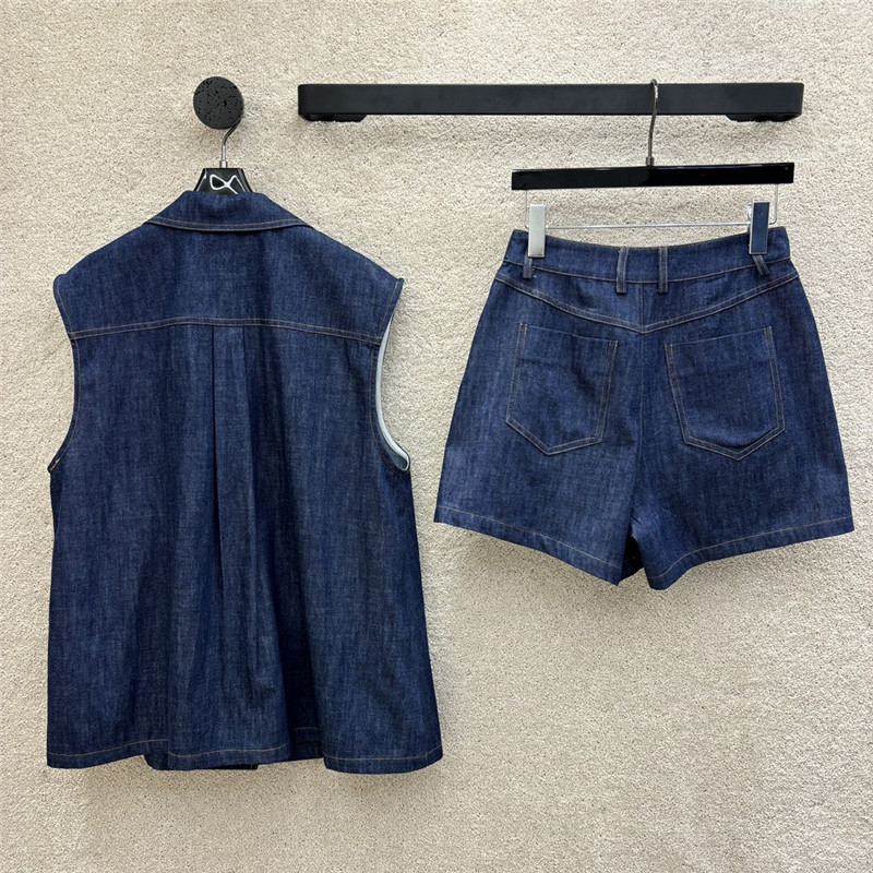 H**me5 enzyme washed denim suit replica designer clothes