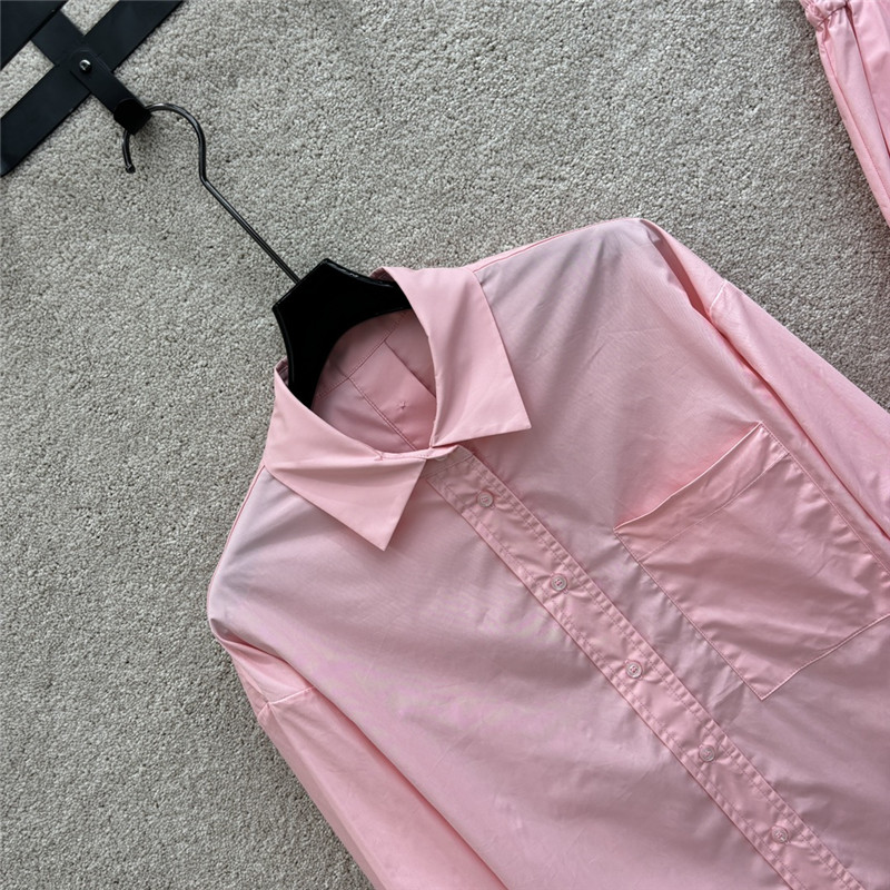 F**di long-sleeved shirt + high-waist casual pants replica clothes