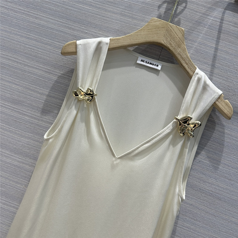 jil sander acetate vest dress replica clothing