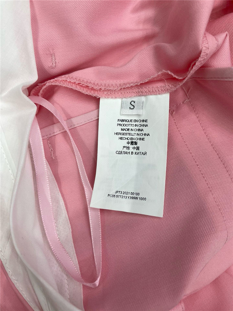 Y51 pink suit + trousers replica clothing