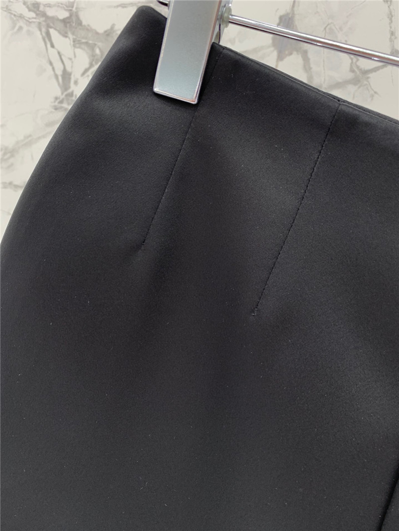 Y51 acetate satin shorts replica d&g clothing