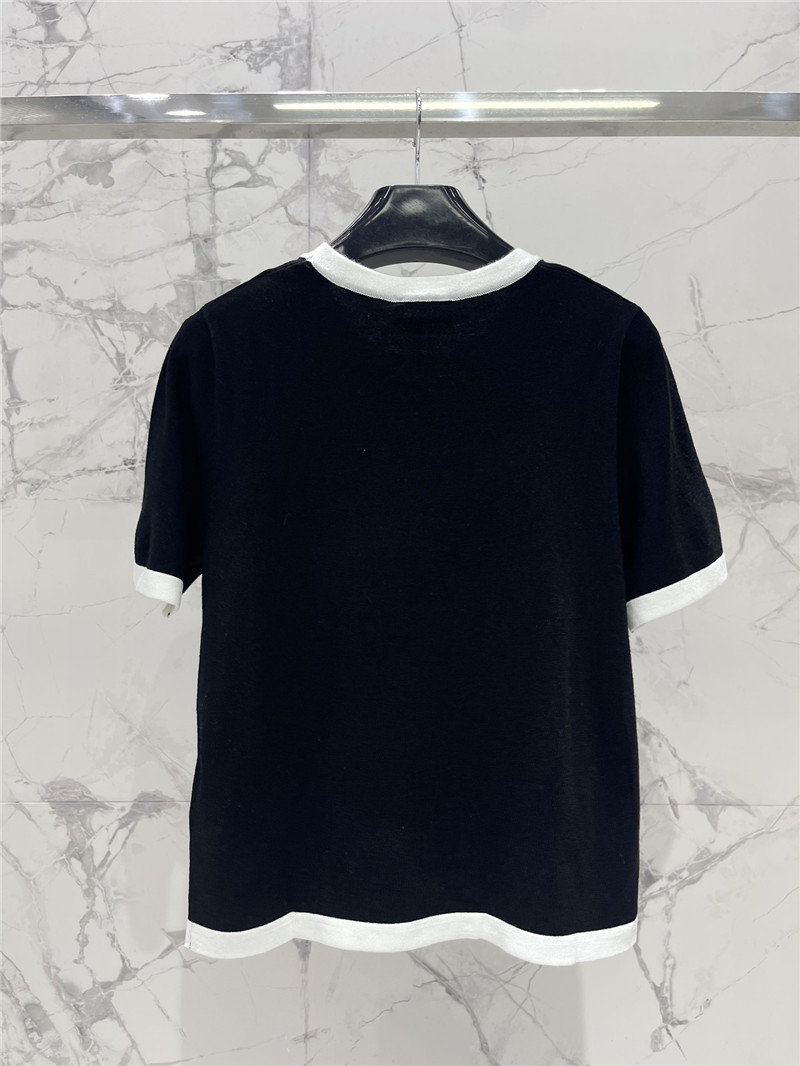 Ce1i*e logo short-sleeve knit top