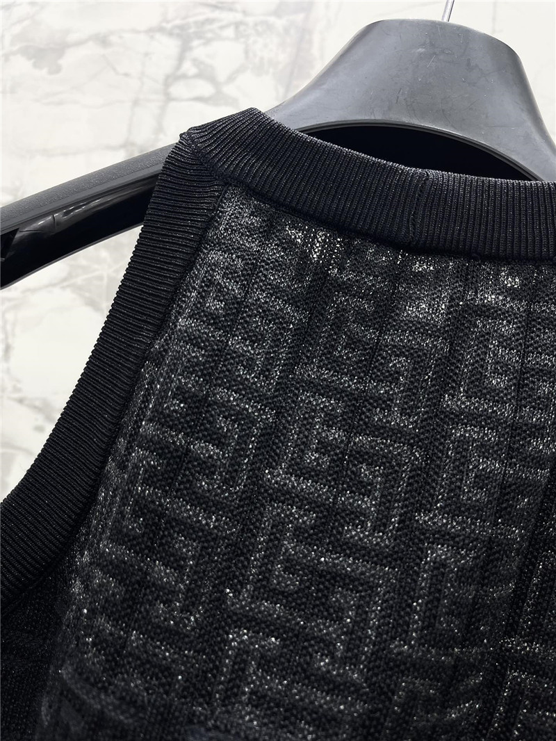 Balmain sleeveless vest cheap replica designer clothes