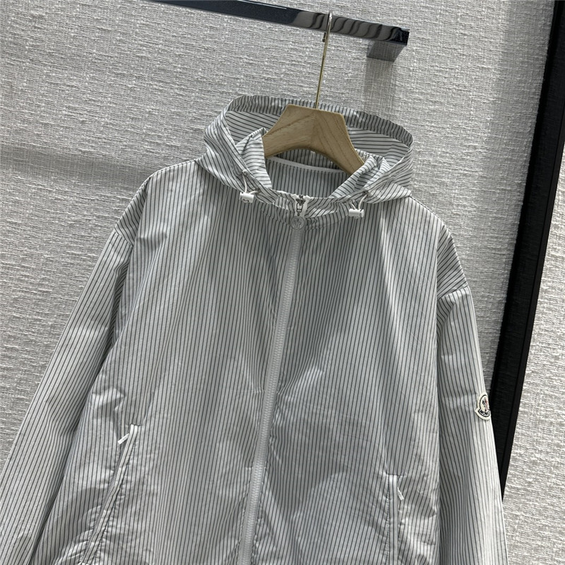 Moncler striped light windbreaker replica clothes