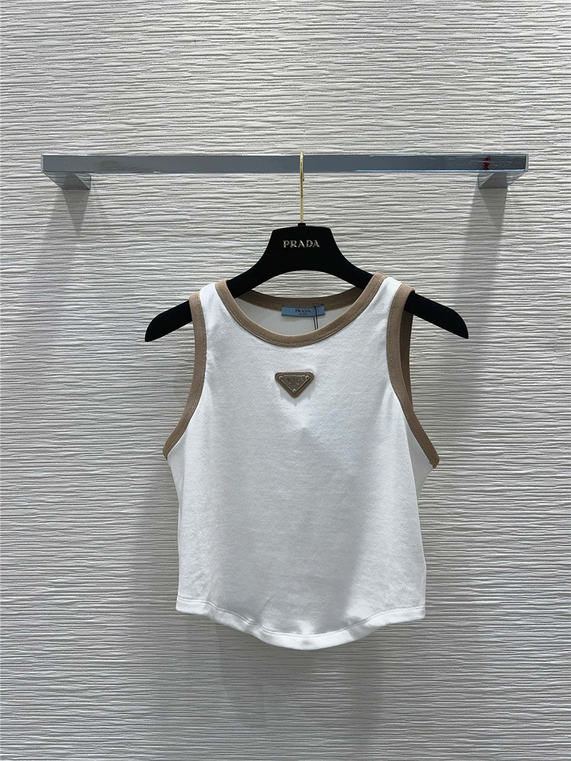 Pra*a color block collision light luxury suit replica d&g clothing