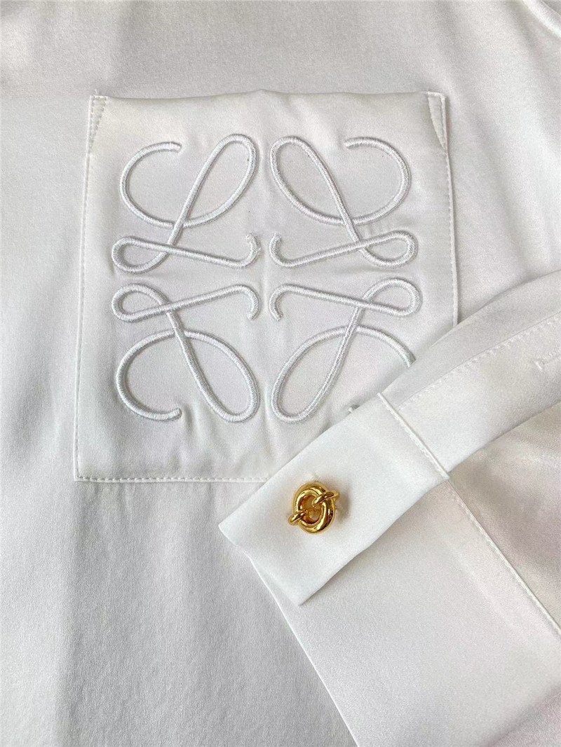 L0ew* silk shirt replica designer clothes
