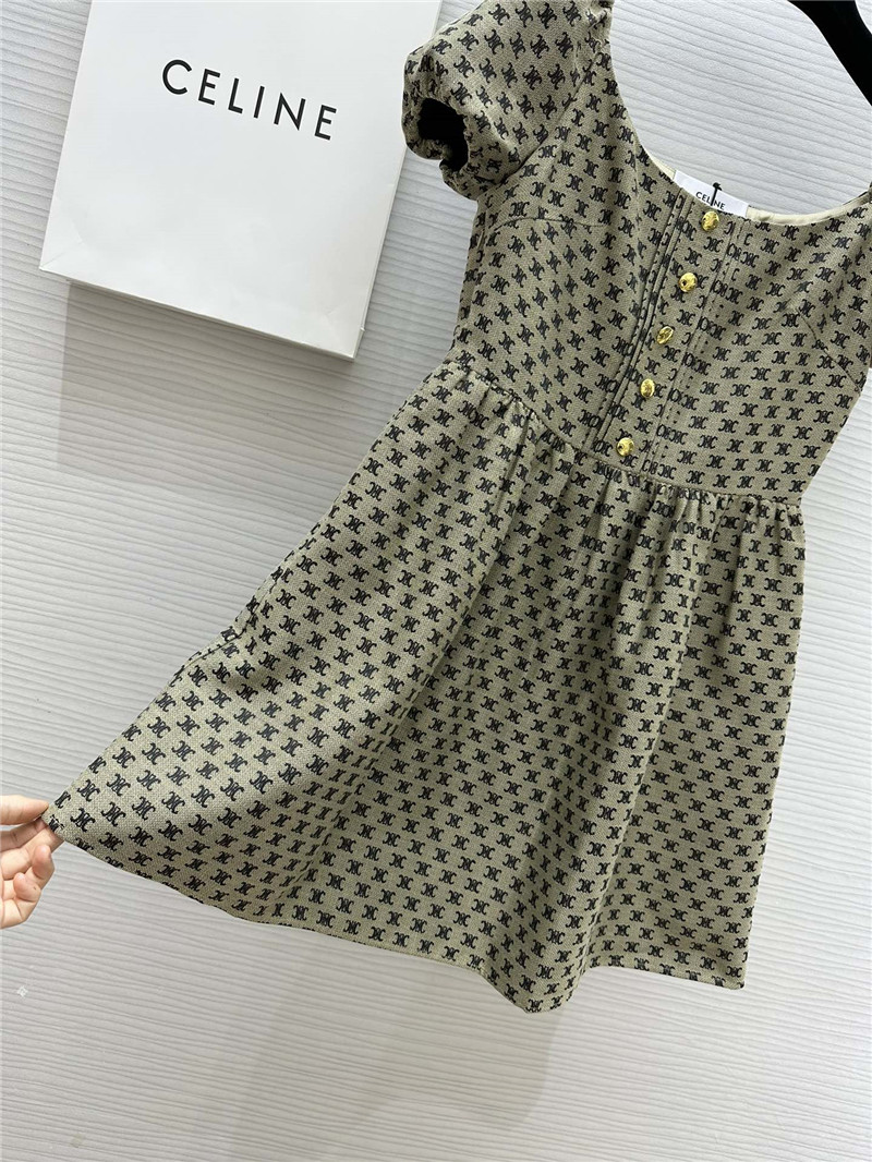 Ce1i*e jacquard dress replica d&g clothing