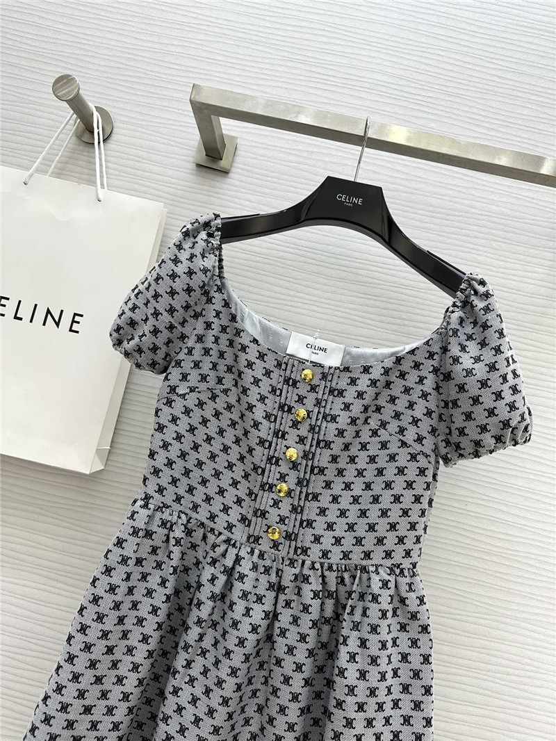 Ce1i*e jacquard dress replica d&g clothing