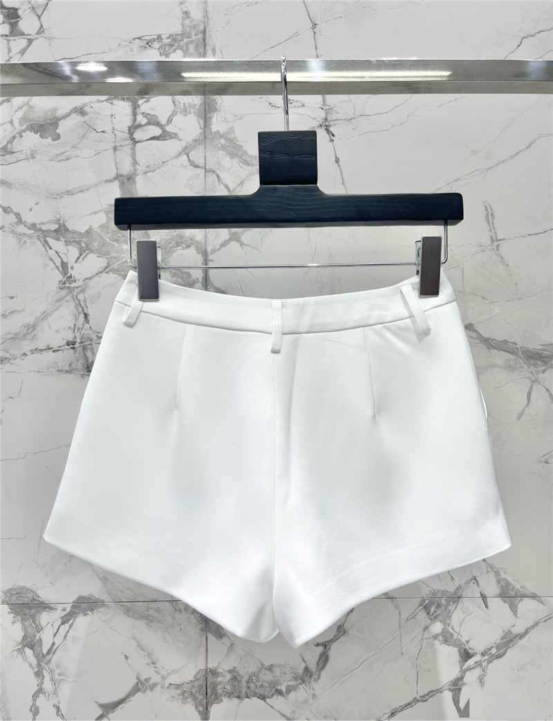 y51 acetate satin D1am0nd button shorts replica d&g clothing