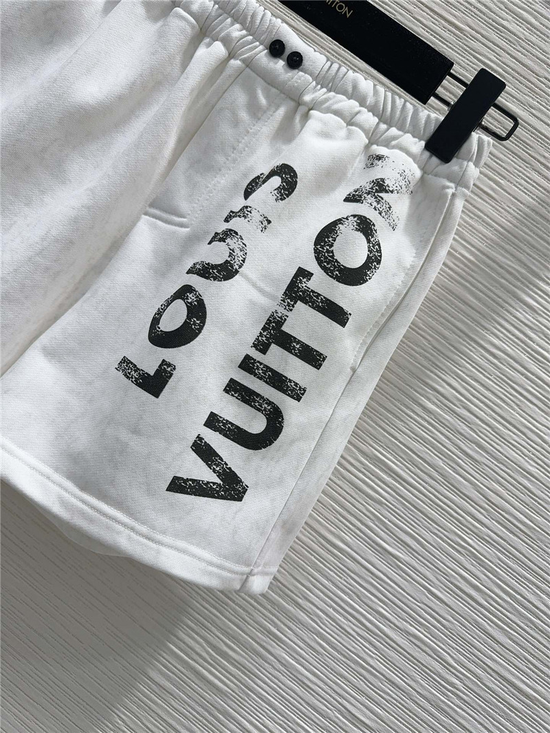 l0vis Vvtt0n white letter print t-shirt sets