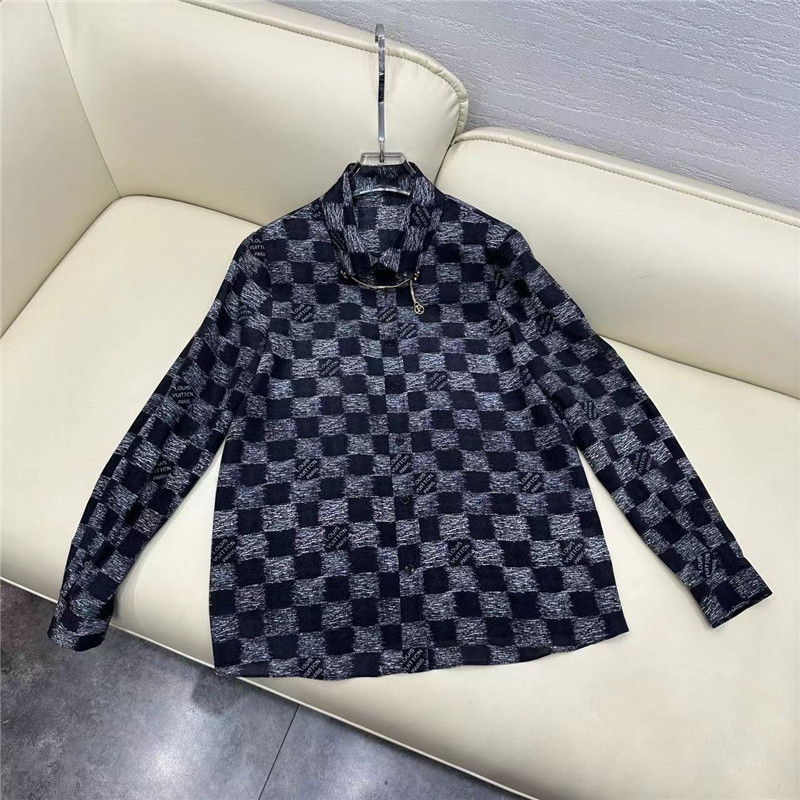 l0vis Vvtt0n lv digital printed silk shirt replica clothes