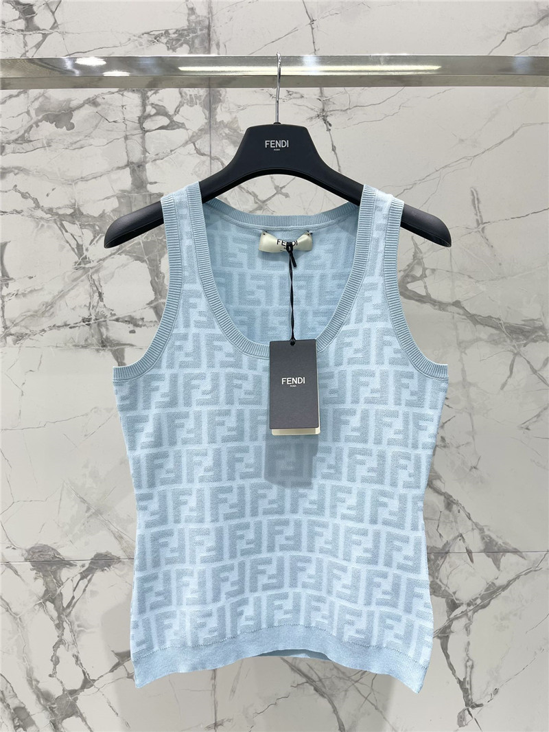 F**di ff presbyopic jacquard vest