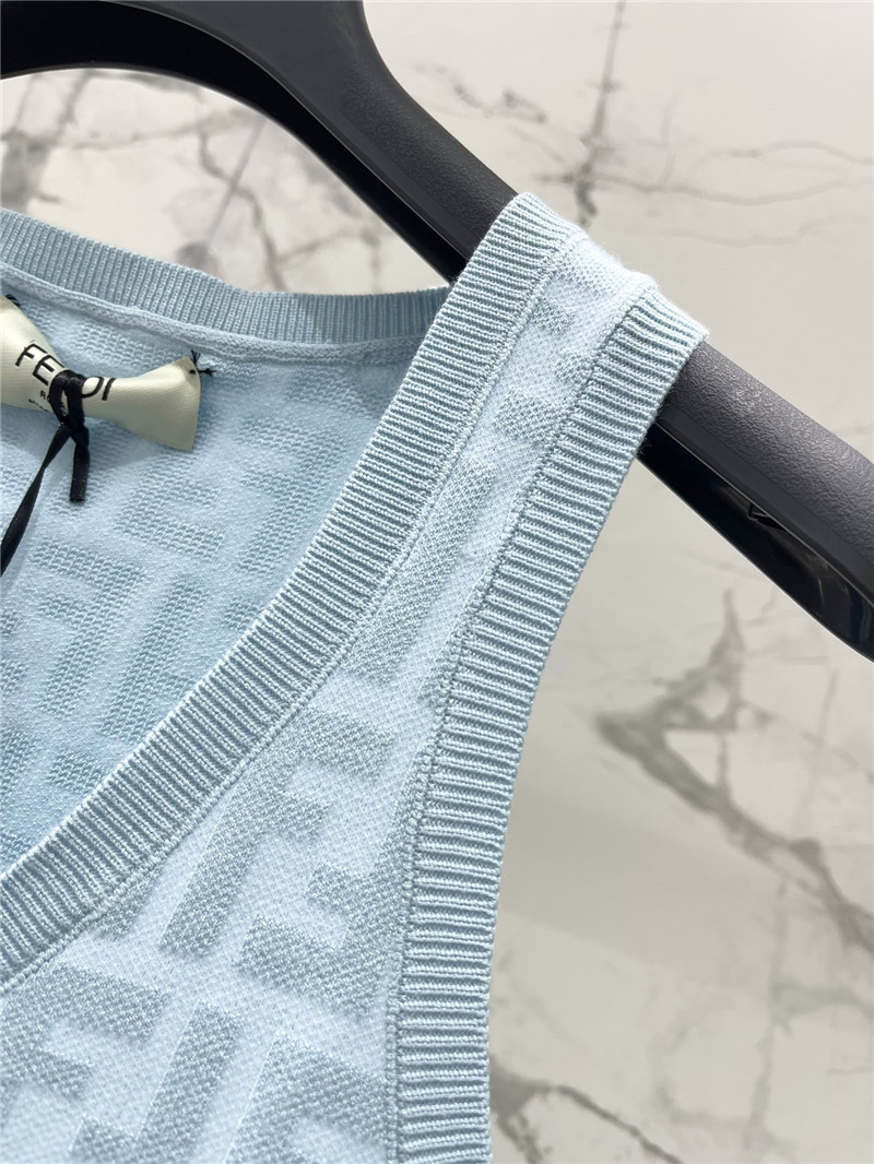 F**di ff presbyopic jacquard vest