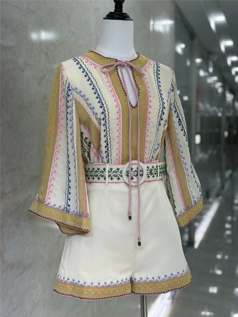 zimm crew neck top shorts suit replica d&g clothing