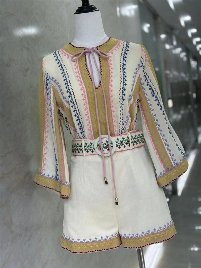 zimm crew neck top shorts suit replica d&g clothing