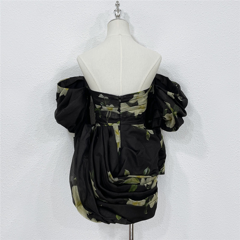 zimm one shoulder dress replica d&g clothing