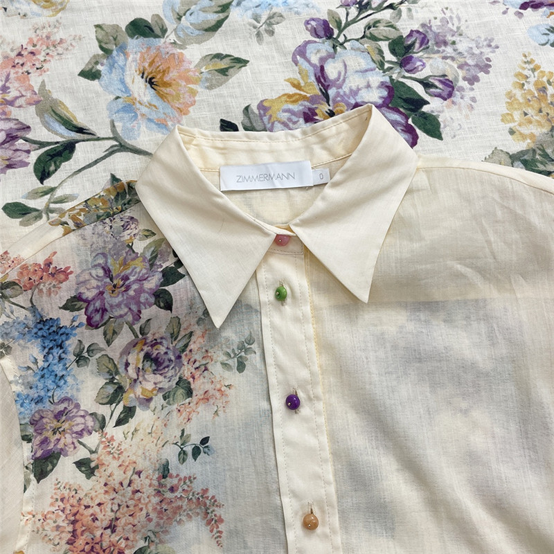 zimm ramie top + Linen wide leg pants replica d&g clothing