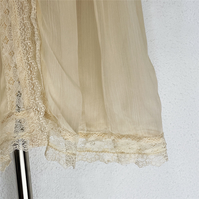 zimm lace dress with human silk splicing replicas clothes