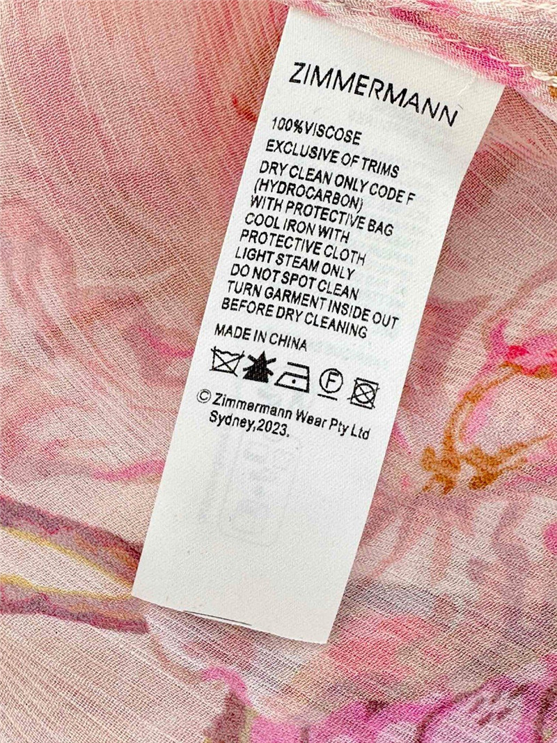 zimm lantern sleeve tie top replica d&g clothing