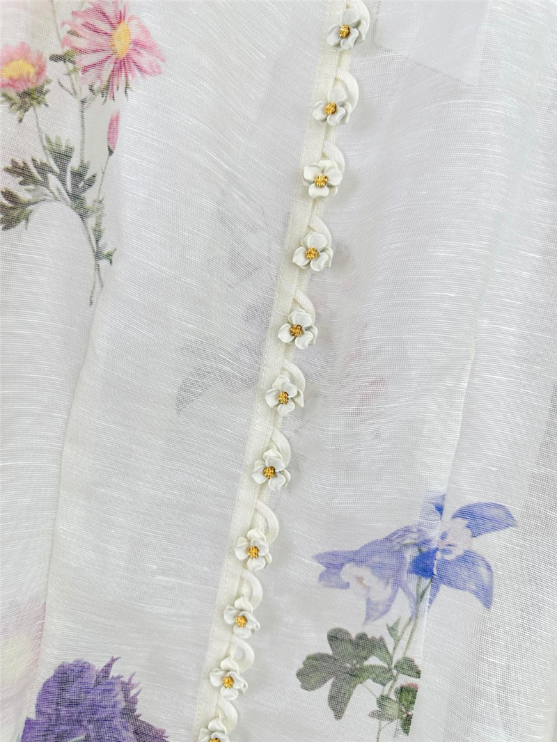 zimm high neck lantern sleeve women’s shirt tops replica clothes