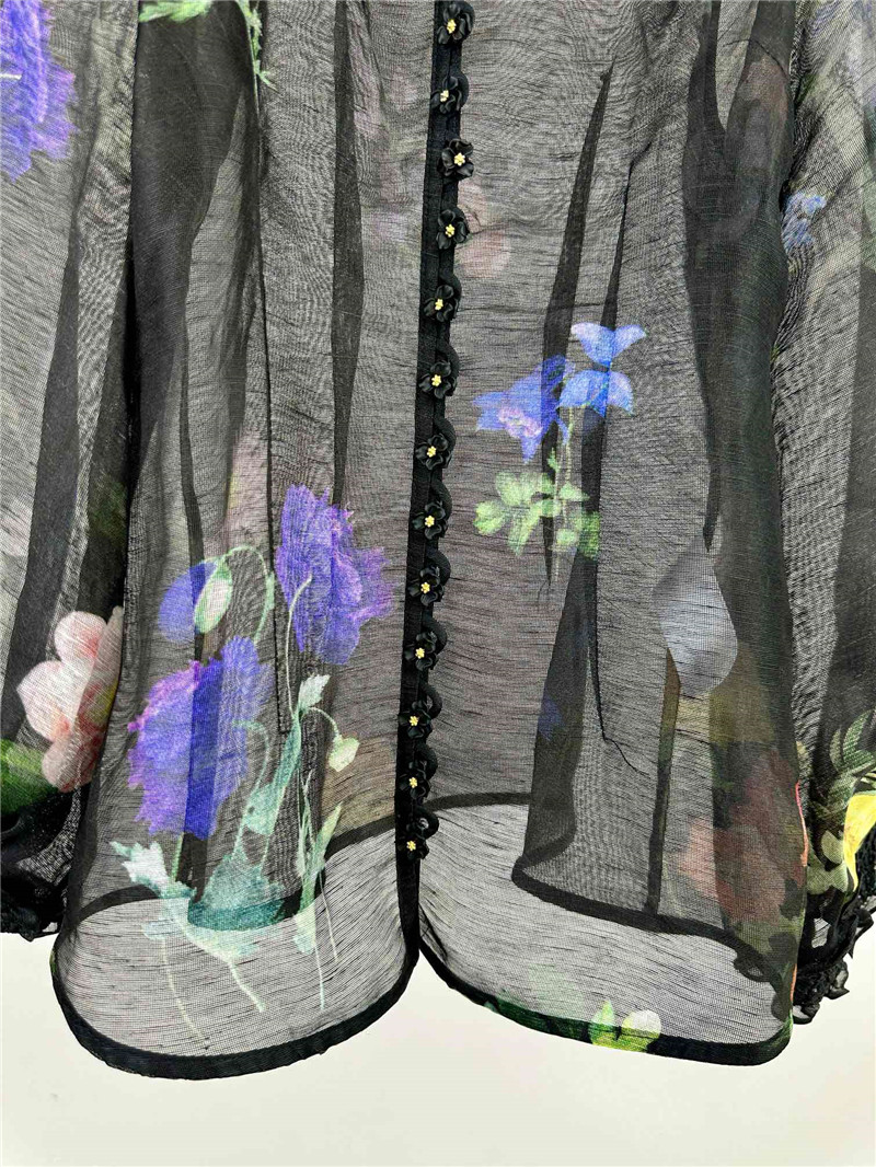zimm lantern sleeve women’s shirt tops replica clothing