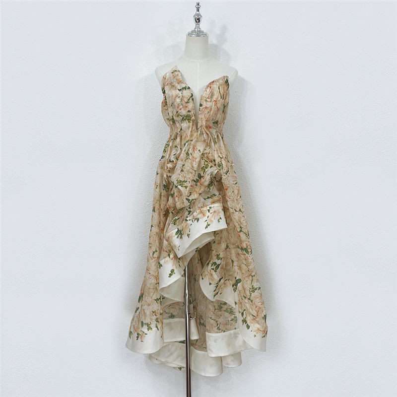 zimm silk Fried Dough Twists bra dress replica clothing