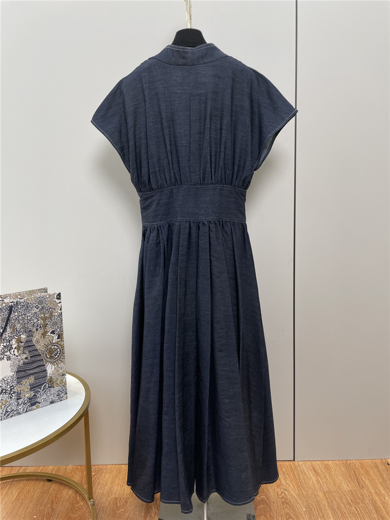 D10r original blue denim dress replica designer clothes