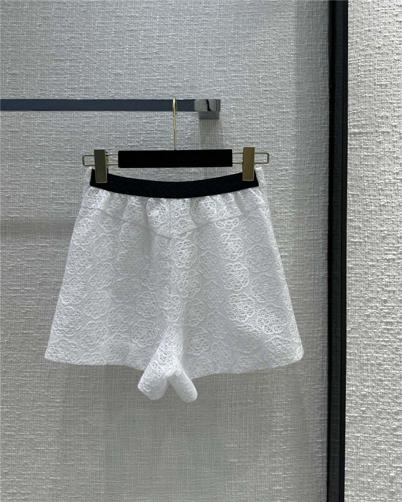 Ch**el double c webbing waist shorts replica clothes