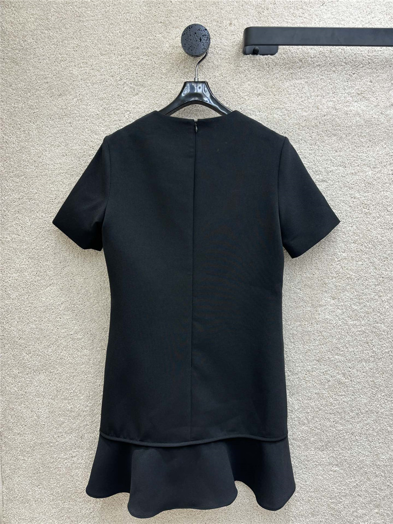 Va1e*ntin0 ruffled fishtail dress replica clothing sites