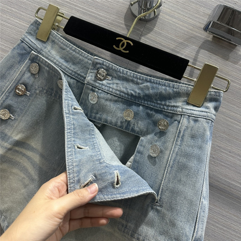 Ch**el denim shorts replica d&g clothing