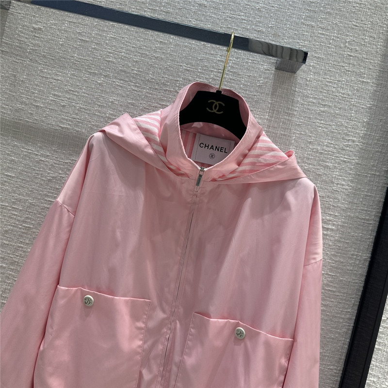 Ch**el nylon windbreaker jacket replica clothing sites