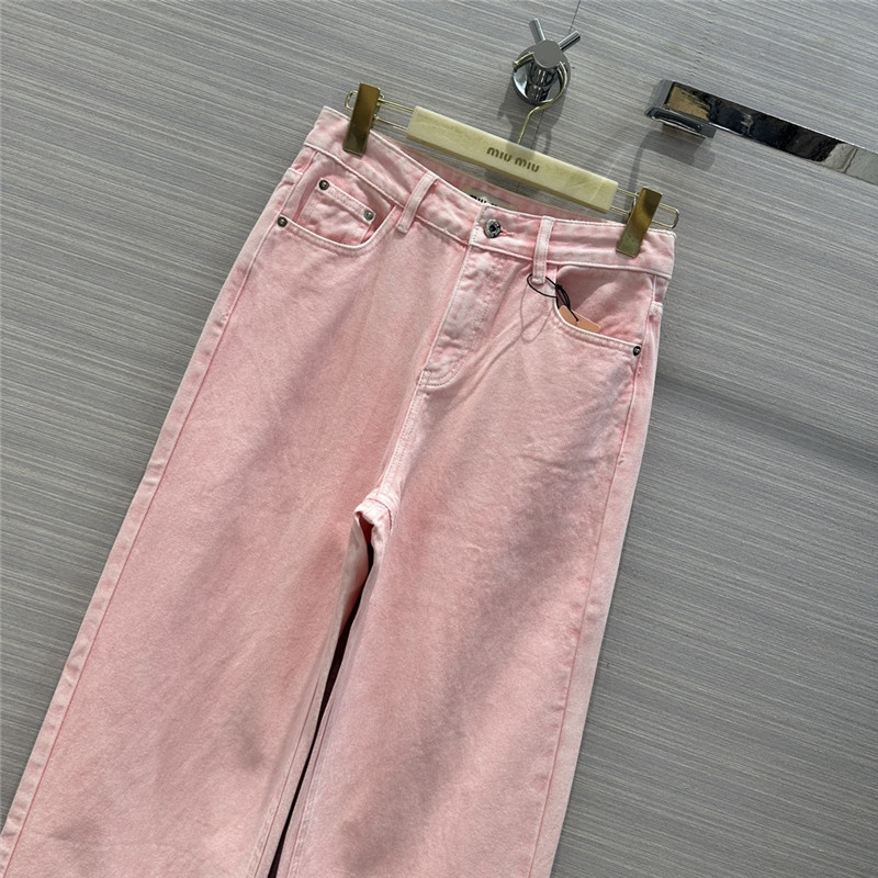 M1um1u straight jeans cheap replica designer clothes