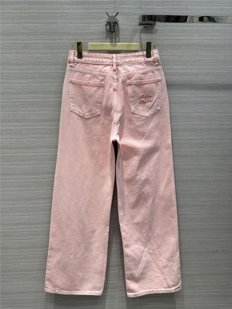M1um1u straight jeans cheap replica designer clothes