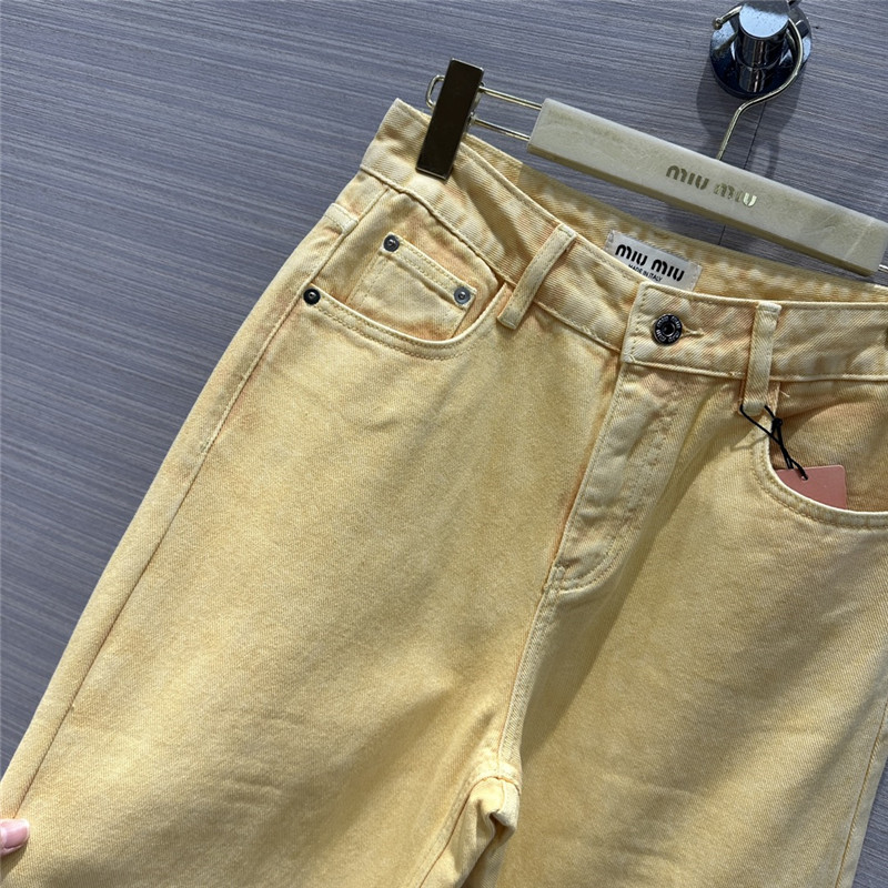 M1um1u straight jeans cheap replica designer clothes