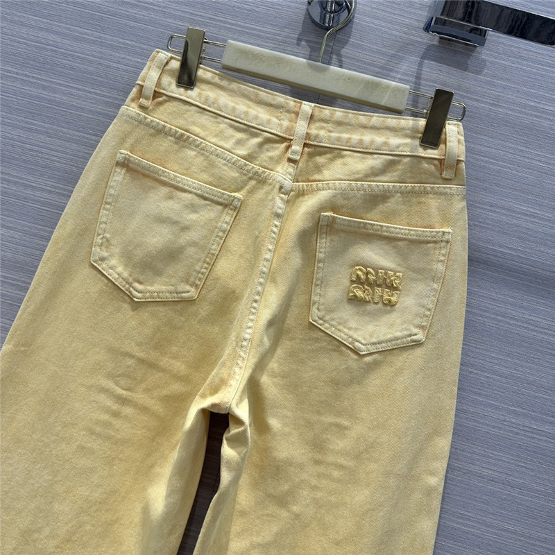 M1um1u straight jeans cheap replica designer clothes
