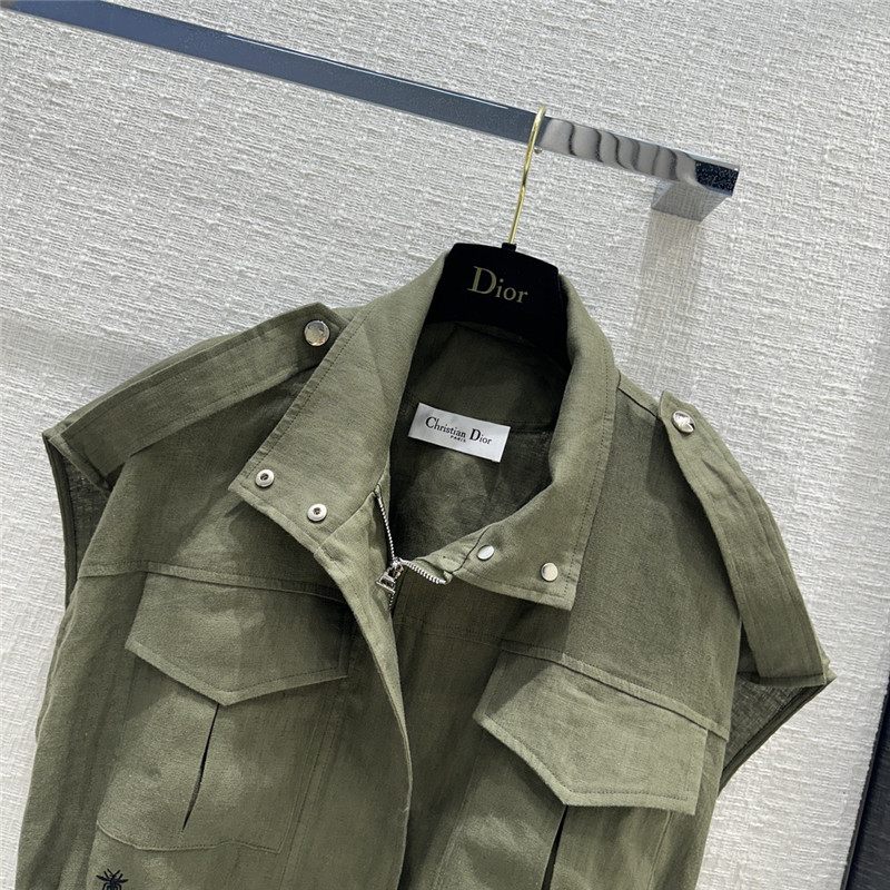 D10r work style stand collar vest jacket replica clothes